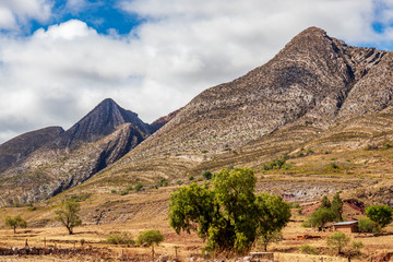 Mountain at Torotoro village in Bolivia