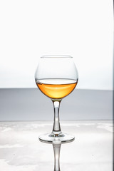 cognac glass made of thin glass