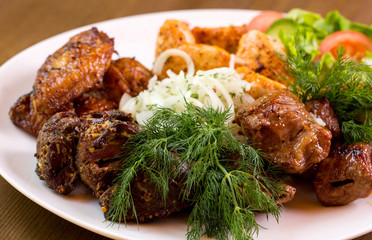 shish kebab assorted