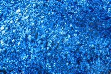 Texture of the ice surface. Winter background