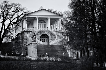Historical surroundings of St. Petersburg. Pushkin city