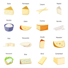 Vector design of food and snack icon. Set of food and product vector icon for stock.