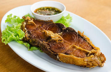 Deep Fried fish with Sauce