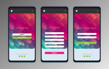 Ui ux mobile application interface design