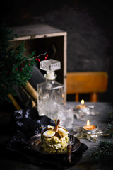 Quail Olivier Salad, Russian salad