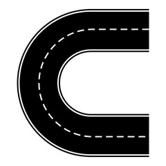 road icon vector design symbol