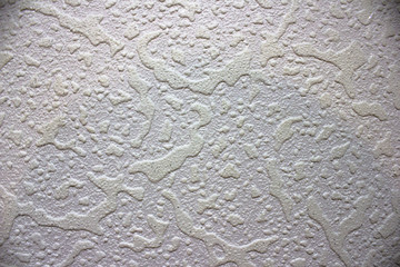 White drawing on the wallpaper