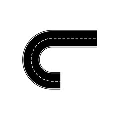 road icon vector design symbol