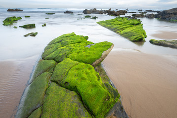 Beach of Barrika, Bizkaia, Spain	