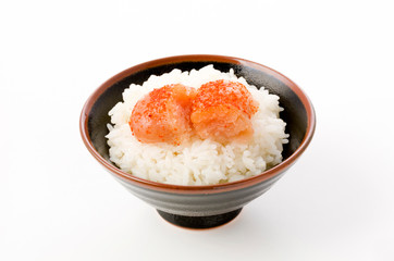 ごはんと辛子明太子