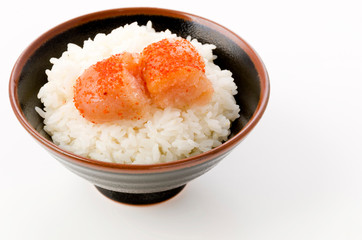 ごはんと辛子明太子