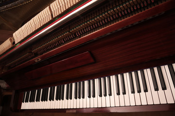 Piano from top