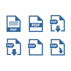 PDF file icon vector design symbol