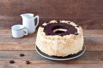 Ganzer Schokoladen- Gugelhupf 