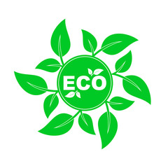 Eco Friendly Environment. Vector design element.