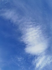Blue sky with clouds