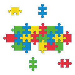 puzzle icon vector design symbol