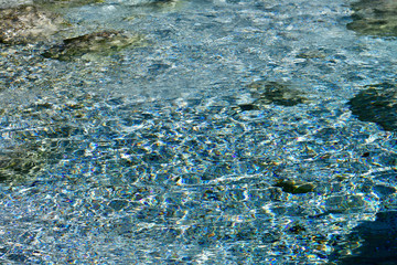 Wildbach Raccolana in Italien	