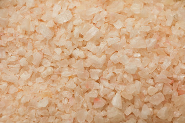 Sea salt for spa textured background, close up. Body care