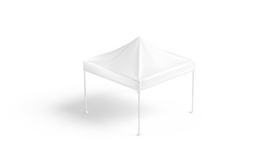Blank white pop up canopy tent mockup, isolated © Alexandr Bognat
