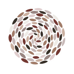 Tile hand draw leaf plant modern flower  