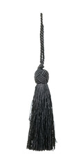 Small black tieback with rope