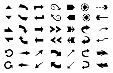 Arrows vector collection.矢印ベクターアイコンセット