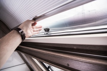 RV Travel Trailer Window Shade