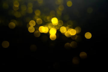 Gold abstract bokeh background