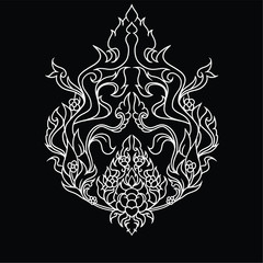 hand drawn vector illustration of ornament