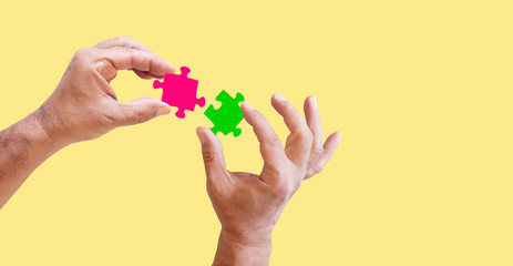 puzzle missing piece concept