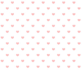 seamless pattern with little heart for valentine day isolated white background