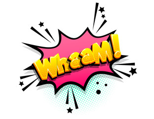 Comics text advertise phrase sale pop art