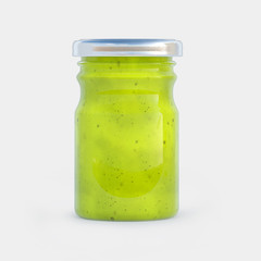 Wasabi Sauce Glass Jar