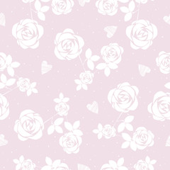 seamless pattern with rose