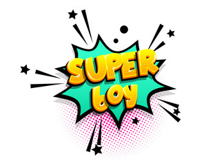 Comics text advertise phrase sale pop art