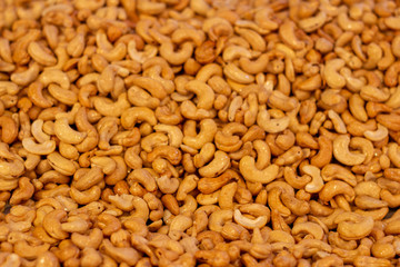 Cashew nuts. Object, isolated.