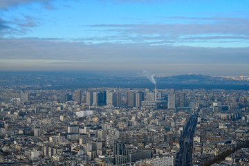 Vue panoramique de paris