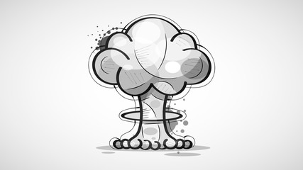 Explosion Suitable For Greeting Card, Poster Or T-shirt Printing.