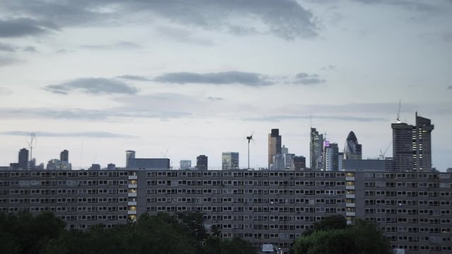 Timelapse over old Haygate Housing Estate
