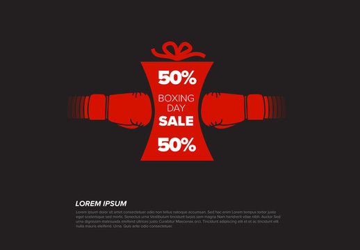 Decorative Boxing Day Sale Layout
