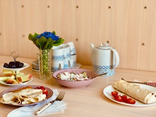 breakfast in kitchen
