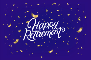 Happy Retirement festive banner