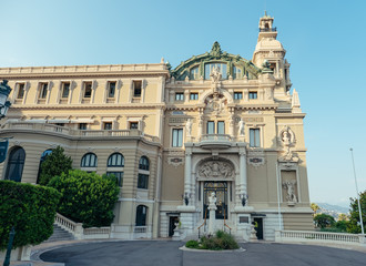 Fototapeta na wymiar Monte Carlo Casino and Histotical buildings in Monaco