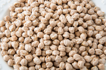 Legumes, dried chickpeas for cooking