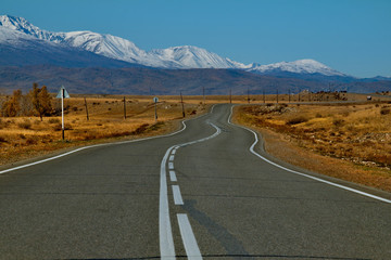 Russia. South Of Western Siberia. Mountain Altai, Chuysky trakt in the area of the Kurai steppe