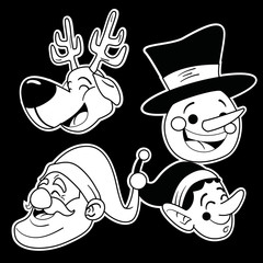 Santa claus en navidad