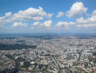 Fototapeta premium aerial view of Berlin