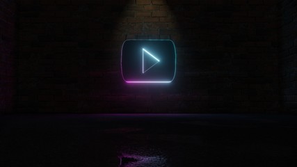 3d Rendering Of Blue Violet Neon Symbol Of Emoticons Smile Icon On Brick Wall Wall Mural Mrak 3d Rendering Of Blue Violet Neon Symbol Of Emoticons Smile Icon On Brick Wall Wall Mural Mrak
