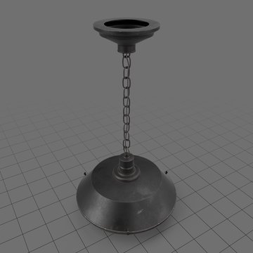 Retro ceiling light